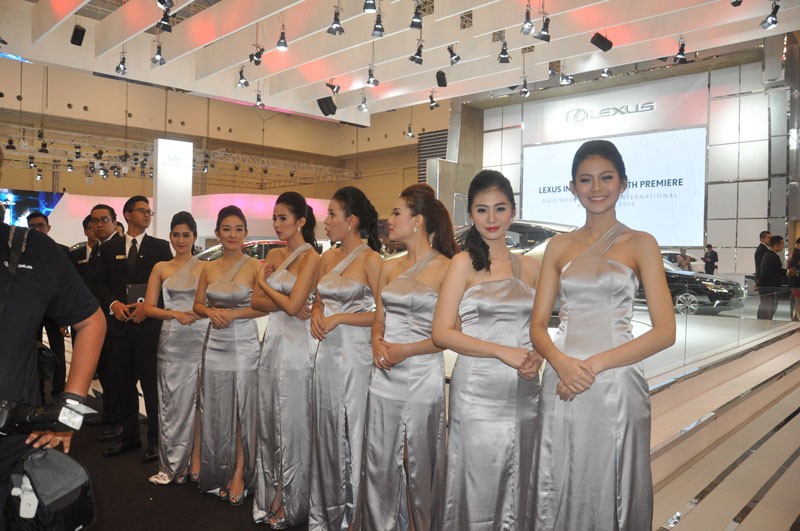 Hari Pertama Kontes Miss Auto Show Seleksi 50 Peserta