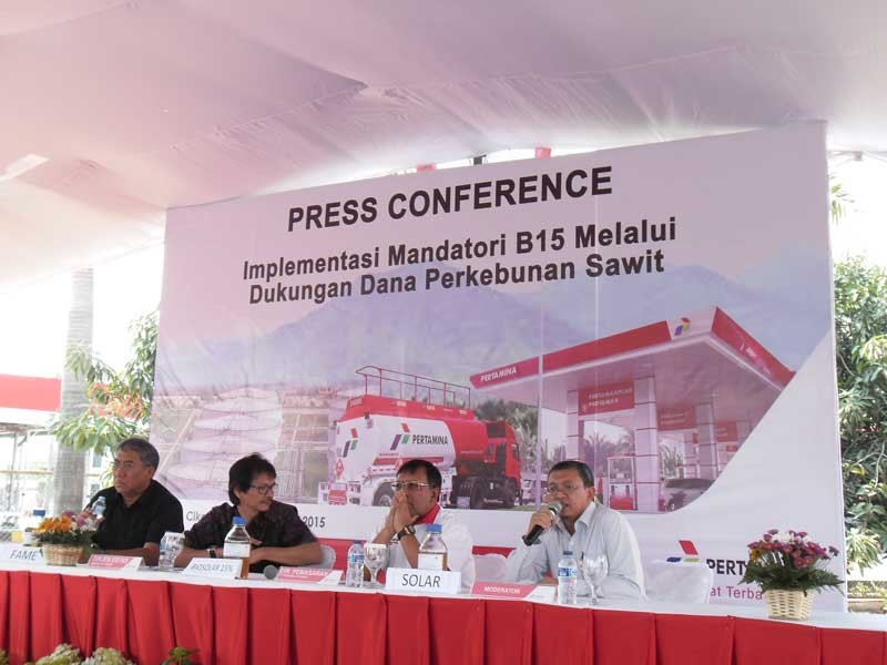Didukung Dana Kelapa Sawit, Pertamina Memproduksi Biodiesel 15%