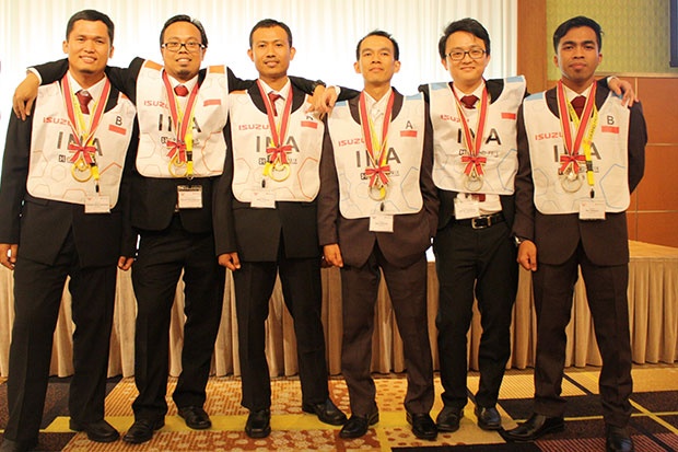 Four Indonesian Isuzu Mechanics Won in Japan