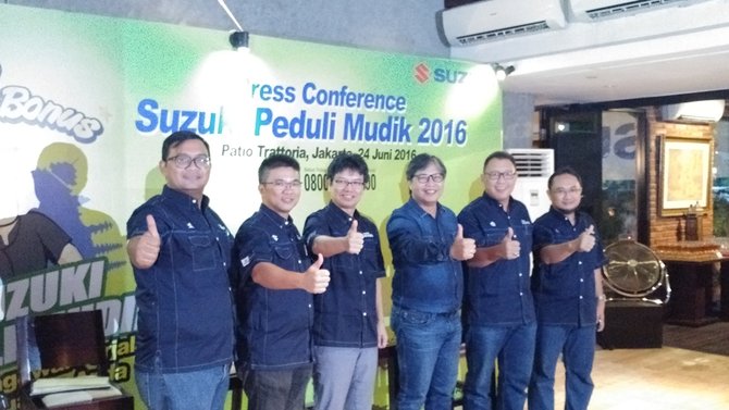Suzuki Mengawal Pemudik hingga Kampung Halaman