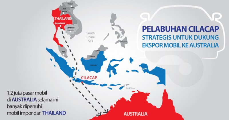 Pelabuhan Cilacap strategis untuk dukung ekspor mobil ke Australia