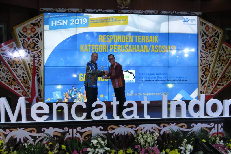 BPS Award 2019: GAIKINDO Mitra Terbaik Kategori Industri/ Asosiasi