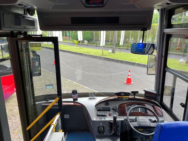 Teknologi Keselamatan Bus Hadir di KTT G20 Bali