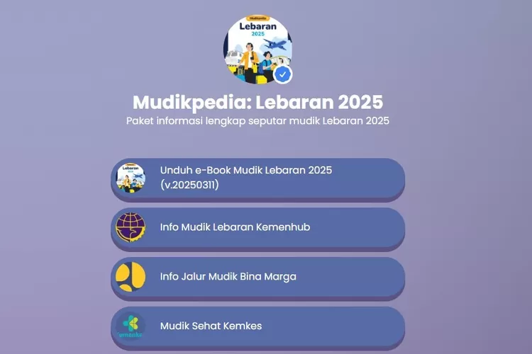 Kementerian Komunikasi Luncurkan Buku Digital “MudikPedia Lebaran 2025”