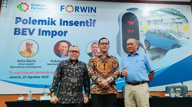 Dalam Diskusi Forum Wartawan Industri, Pemerintah RI tak Memperpanjang Insentif untuk Mobil Listrik Impor CBU